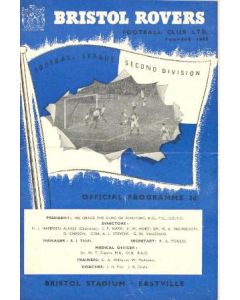 Bristol Rovers v Chelsea official programme 28/01/1961