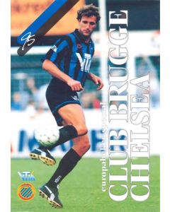 Brugge vChelsea official programme 28/02/1995 Cup Winners Cup