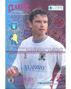 Burnley vChelsea official programme 04/08/2001