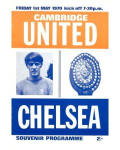 Cambridge United vChelsea official programme 01/05/1970
