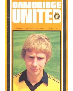Cambridge United vChelsea official programme 03/10/1981