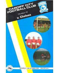 cardiff city v chelsea football programme