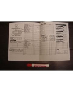 Celtic v Chelsea official handwritten teamsheet 24/07/2004 for a match played in Seattle, Washington, USA