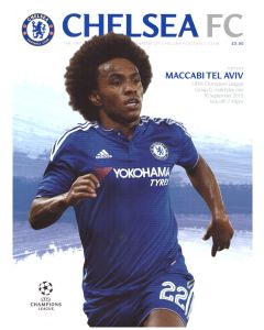 chelsea v maccabi tel aviv football programme