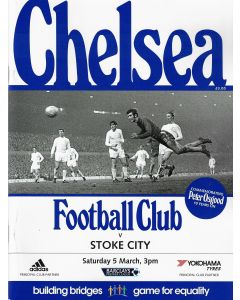 chelsea v stoke football programme 2016