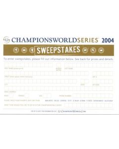 Championsworld Series USA - Chelsea Sweepstakes 2004