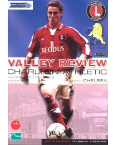 Charlton Athletic vChelsea official programme 02/03/2002