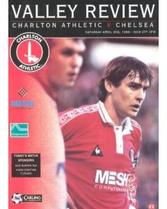 Charlton Athletic vChelsea official programme 03/04/1999
