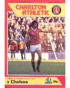 Charlton Athletic vChelsea official programme 15/11/1983