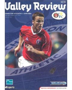 Charlton Athletic vChelsea official programme 17/08/2002 Premier League