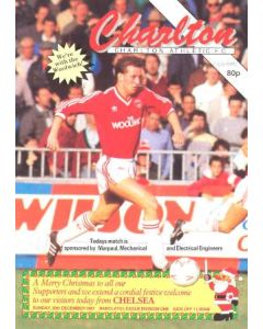 Charlton Athletic vChelsea official programme 20/12/1987