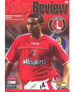 Charlton Athletic vChelsea official programme 27/11/2004
