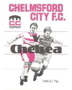 Chelmsford vChelsea official programme 08/11/1977