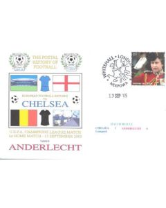 Chelsea v Anderlecht first day cover of 13/09/2005