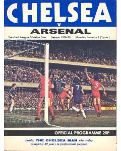 Chelsea v Arsenal official programme 01/01/1979