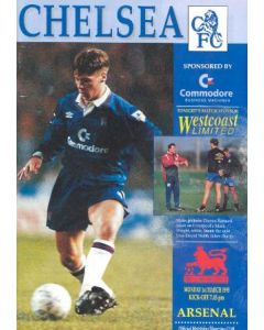 Chelsea v Arsenal official programme 01/03/1993