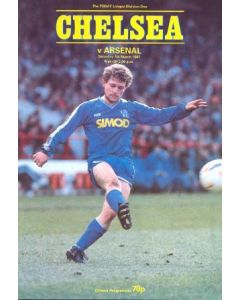 Chelsea v Arsenal official programme 07/03/1987