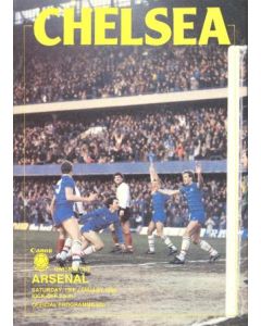 Chelsea v Arsenal official programme 19/01/1985,