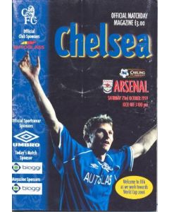 Chelsea v Arsenal official programme 23/10/1999 Premier League