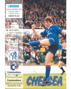 Chelsea v Arsenal official programme 25/04/1992