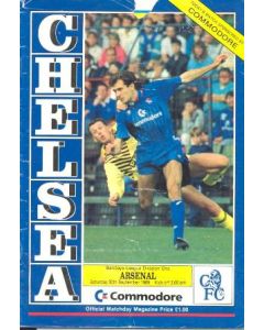 Chelsea v Arsenal official programme 30/09/1989