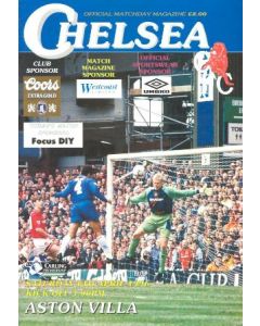 Chelsea v Aston Villa official programme 06/04/1996