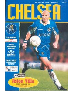 Chelsea v Aston Villa official programme 08/03/1998