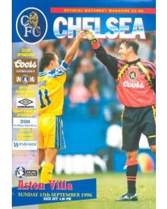 Chelsea v Aston Villa official programme 15/09/1996 Carling Premiership