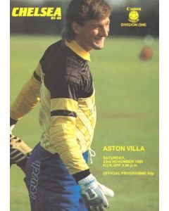 Chelsea v Aston Villa official programme 23/11/1985