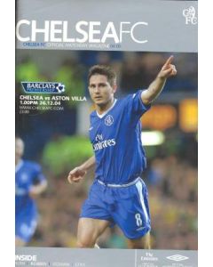 Chelsea v Aston Villa official programme 26/12/2004
