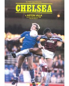 Chelsea v Aston Villa official programme 27/12/1986