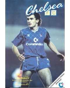 Chelsea v Barnsley official programme 18/11/1987