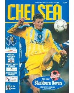 Chelsea v Blackburn Rovers official programme 15/10/1997