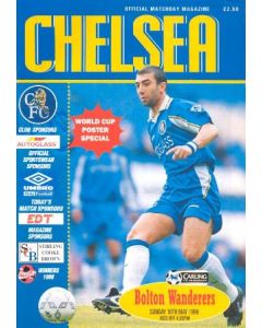 Chelsea v Bolton Wanderers official programme 10/05/1998