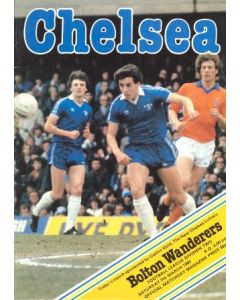 Chelsea v Bolton Wanderers official programme 07/03/1981
