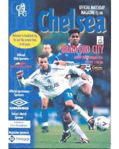 Chelsea v Bradford City official programme 28/11/1999 Premier League