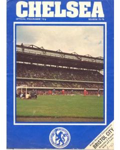 Chelsea v Bristol City official programme 02/08/1975