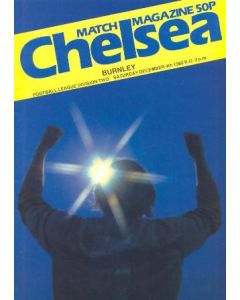 Chelsea v Burnley official programme 04/12/1982