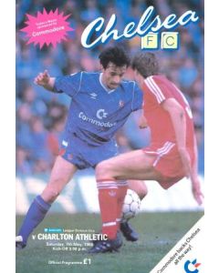 Chelsea v Charlton Athletic official programme 07/05/1988