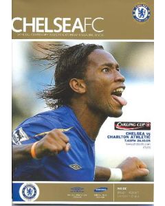 Chelsea v Charlton Athletic official programme 26/10/2005