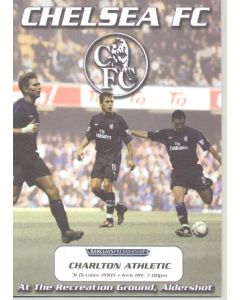 Chelsea v Charlton Athletic official programme 31/10/2005