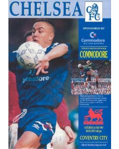 Chelsea v Coventry City official programme 01/05/1993 F.A. Premier League