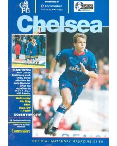 Chelsea v Coventry City official programme 04/05/1994