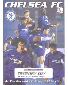 Chelsea v Coventry City official programme 06/03/2006 Premier League
