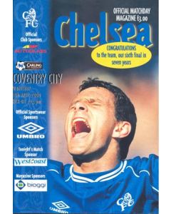 Chelsea v Coventry City official programme 12/04/2000 Premier League