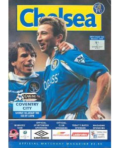 Chelsea v Coventry City official programme 16/01/1999