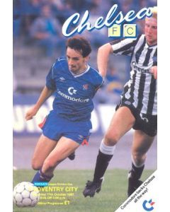 Chelsea v Coventry City official programme 17/10/1987