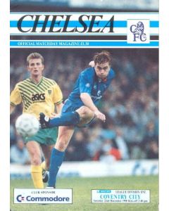 Chelsea v Coventry City official programme 22/12/1990