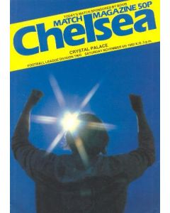 Chelsea v Crystal Palace official programme 06/11/1982