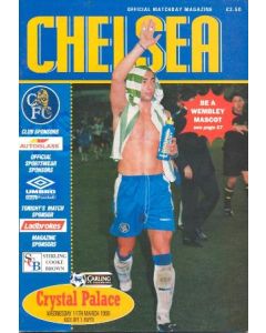 Chelsea v Crystal Palace official programme 11/03/1998